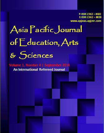 Asia Pacific Journal of Education, Arts and Sciences